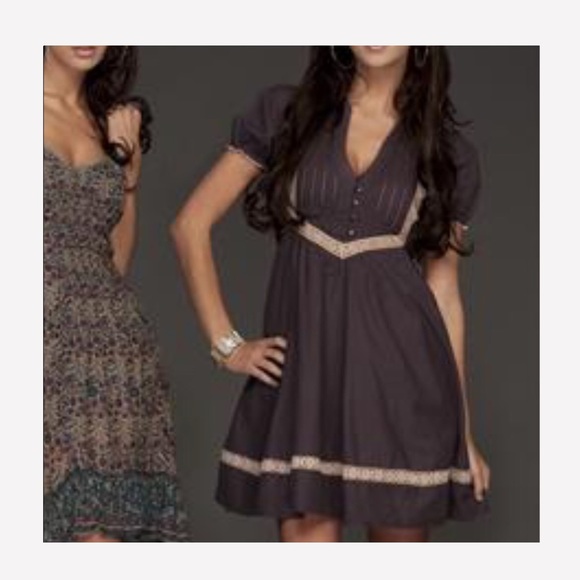 BOHEMIAN STYLE BABY DOLL DRESS - Picture 3 of 4